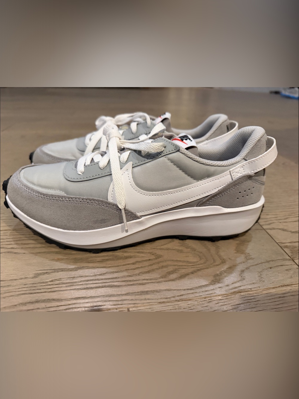 Nike Waffle Debut "Grey/Fog/White/Light Smoke Grey/White" Men's Shoe